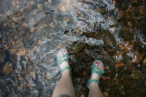 Wading